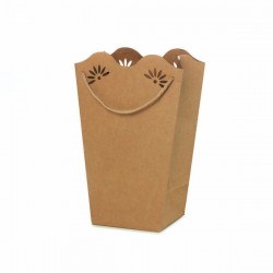 SHOPPER CARTA DAISY KRAFT 24x35+15x15cm AVANA NATURAL