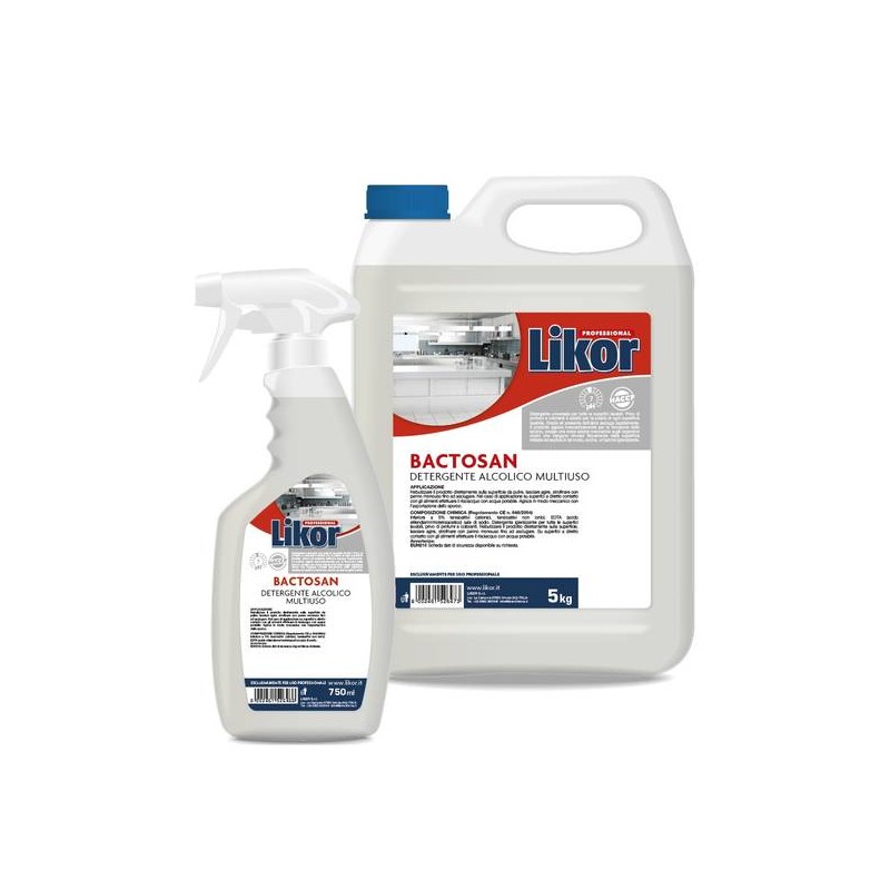 DETERGENTE ALCOLICO MULTIUSO LIKOR BACTOSAN 750ml