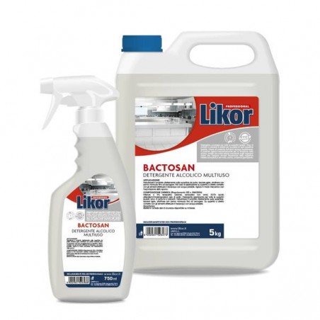DETERGENTE ALCOLICO MULTIUSO LIKOR BACTOSAN 750ml