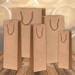 SHOPPER KRAFT AVANA 1 BOTTIGLIA 11,x11,5x41cm C/DIV.