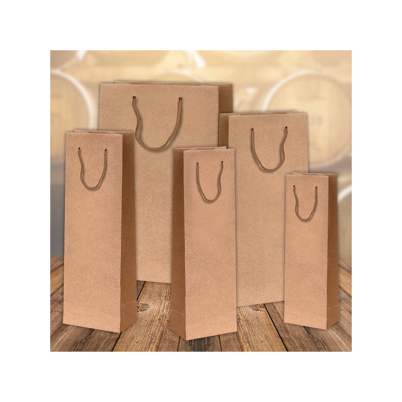 SHOPPER KRAFT AVANA 1 BOTTIGLIA 11,x11,5x41cm C/DIV.