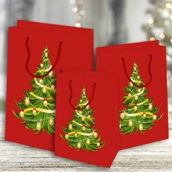 SHOPPER IN CARTA PLASTIFICATA LUCIDA 25x12x35cm ABETE