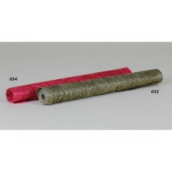 BOBINA RETE TELATA SISAL cm50x4,50mt COL.34 METAL ROSSO