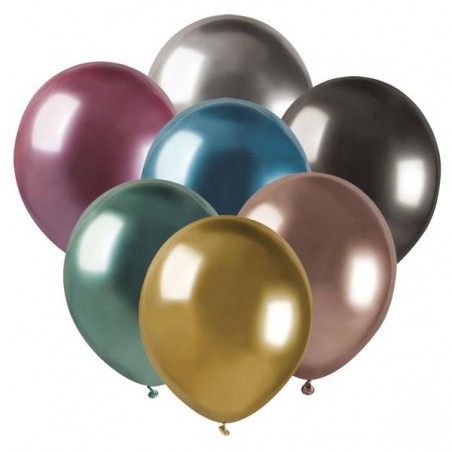 PALLONCINI LATTICE LARGE 13 33cm 50pz GLOSSY ASS.TI