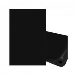 CARTA VELLUTATA ADESIVA IN ROTOLO cm50x2mt 130gr NERO