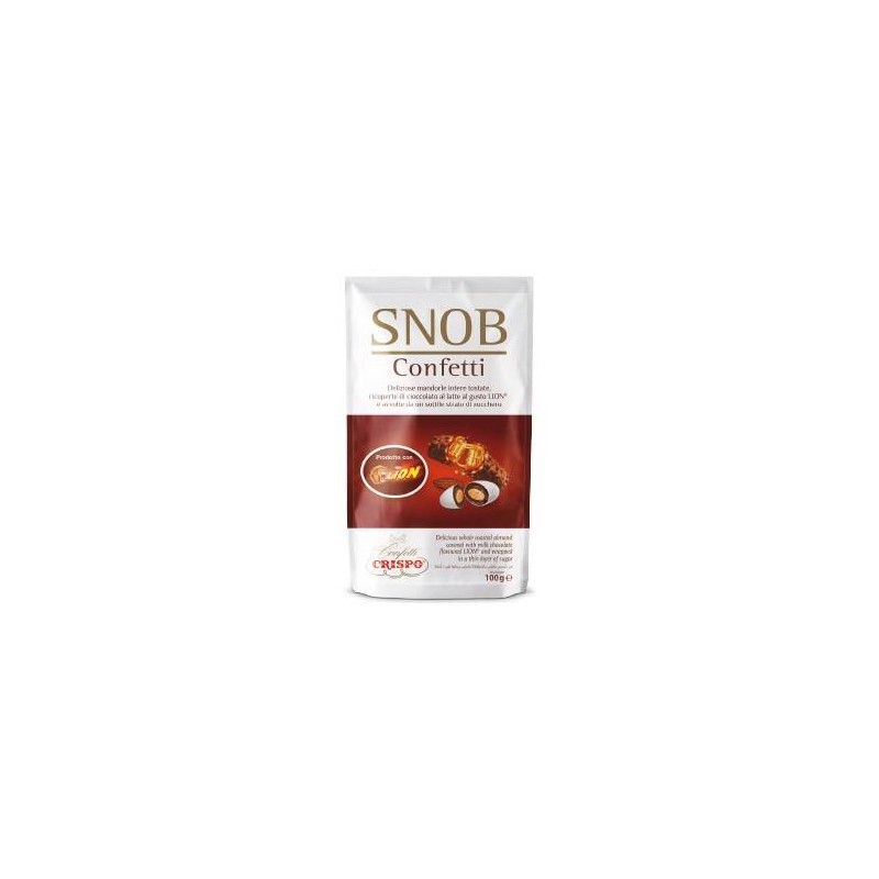 SNOB MANDORLE INTERE TOSTATE AL GUSTO LION 100gr CRISPO