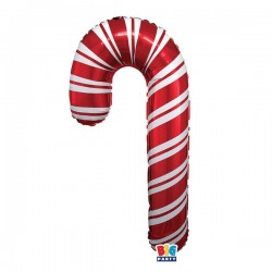 PALLONE MYLAR S/SHAPE CANDY CANE 41x85cm  ***AD ARIA***
