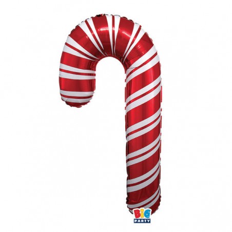PALLONE MYLAR S/SHAPE CANDY CANE 41x85cm  ***AD ARIA***