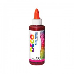 COLLA GLITTER FLACONE 120ml ROSSO