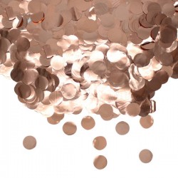 CORIANDOLI IN FOIL ø2cm 50gr ROSE GOLD METAL