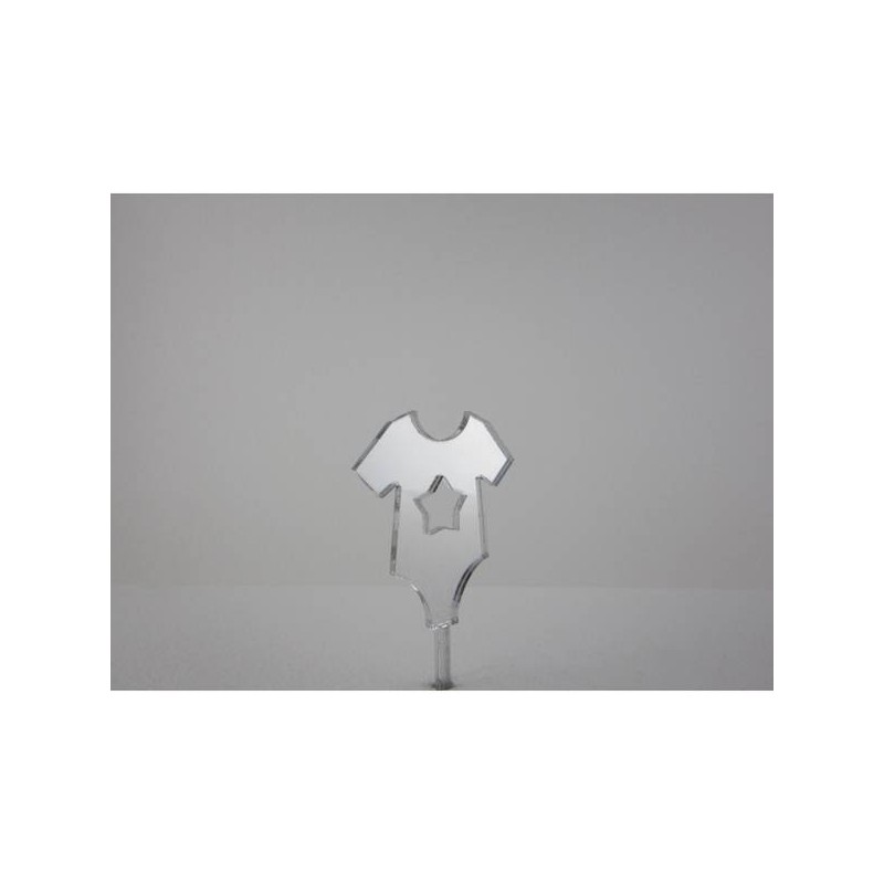 CAKE TOPPER PLEXY TUTINA BODY COLORI ASS.TI 1pz