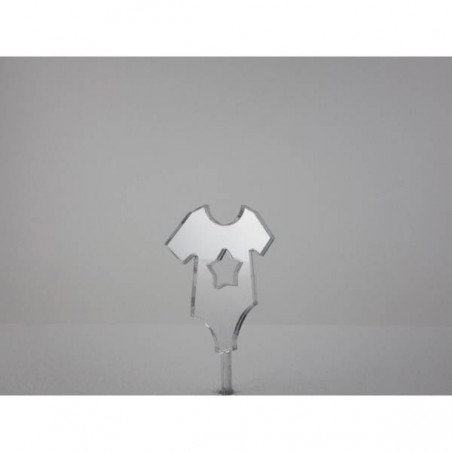 CAKE TOPPER PLEXY TUTINA BODY COLORI ASS.TI 1pz