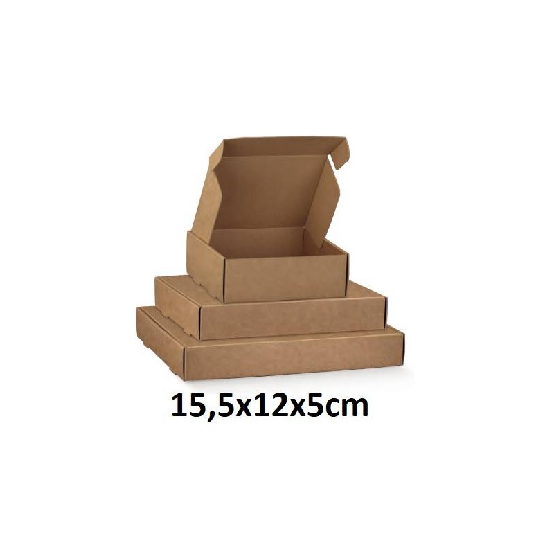 SCATOLA FAST 15,5x12x5cm AVANA LISCIA 100pz