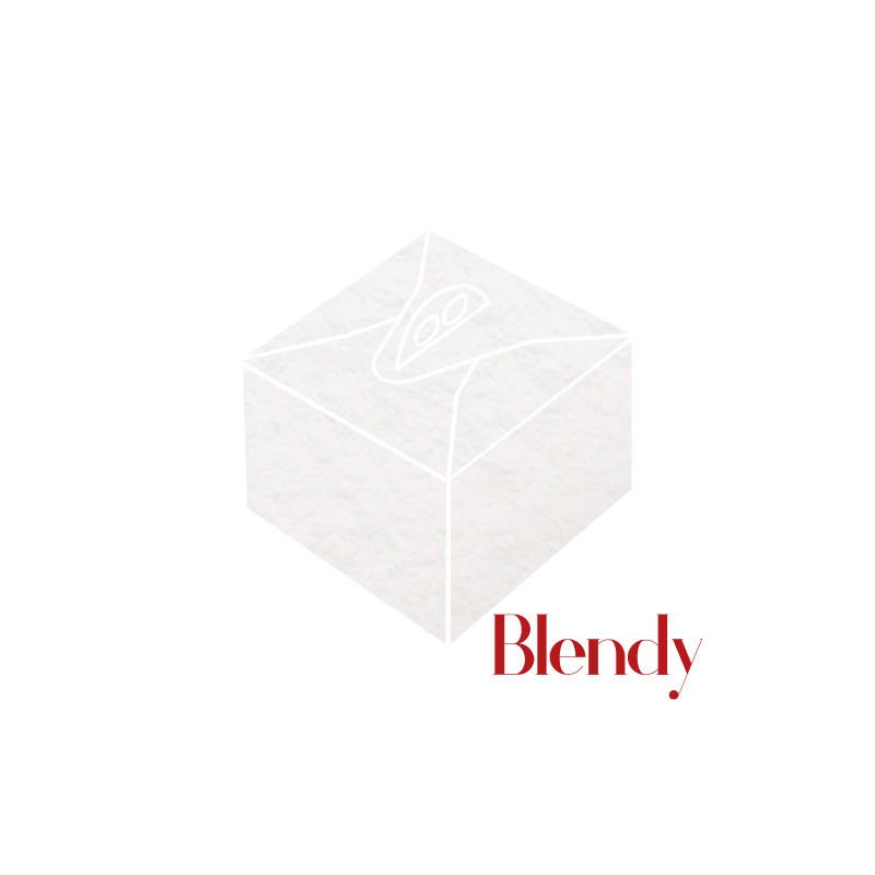 SCATOLA PORTA PANETTONE ALTO 1000gr BLENDY BIANCO