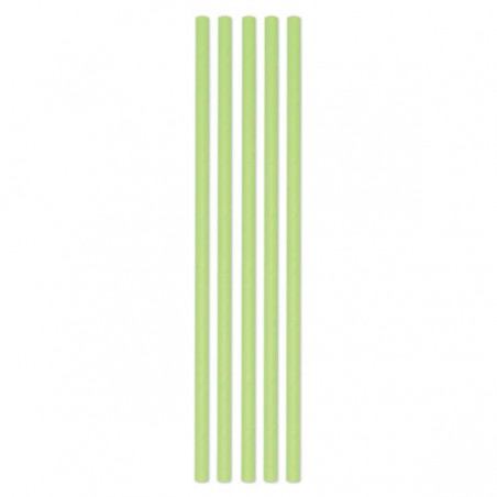 CANNUCCE ECOLOR IN CARTA ø0,5x20cm VERDE MELA 50pz