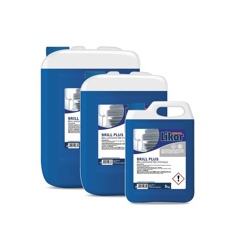 DETERGENTE LAVASTOVIGLIE BRILLANTANTE LIKOR BRILLPLUS 5kg
