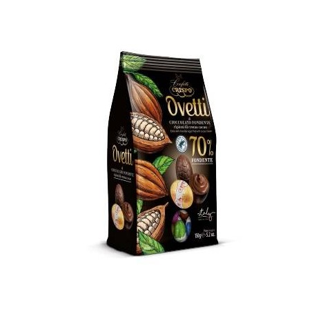 OVETTI DI CIOCCOLATO FONDENTE 70% 150gr