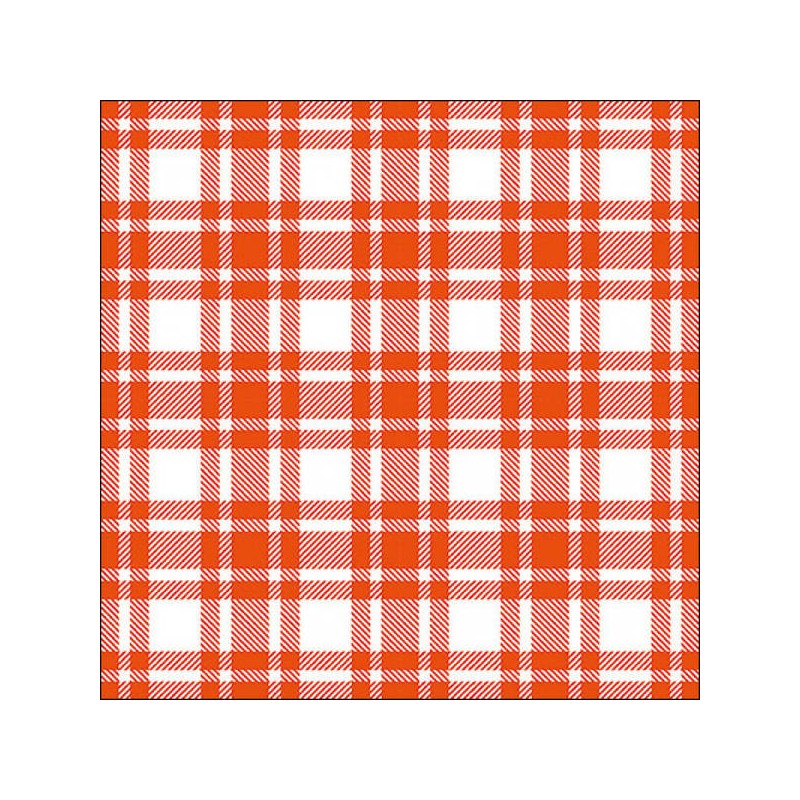 TOVAGLIOLI 33x33 SCOZZESE ARANCIO 20pz