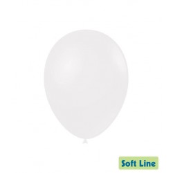 PALLONCINI LATTICE LARGE SOFT LINE 12 30cm BIANCO 50pz RC