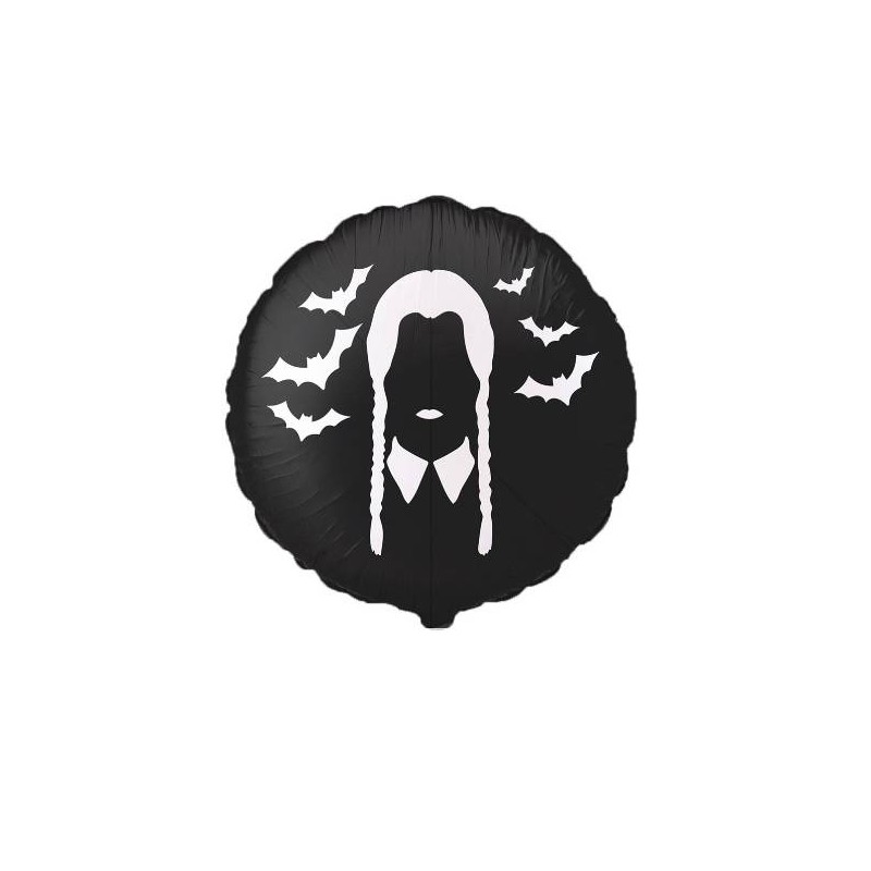 PALLONE MYLAR BAD GIRL NERO TONDO 18 43cm