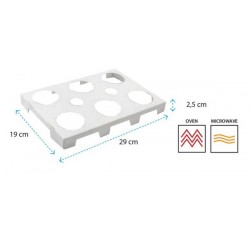 TEGLIA CARTONCINO PER TULIP 24x39 6 FORI