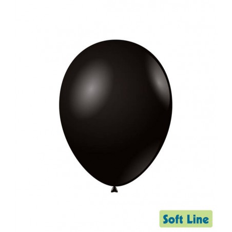 PALLONCINI LATTICE LARGE SOFT LINE 12 30cm NERO 50pz