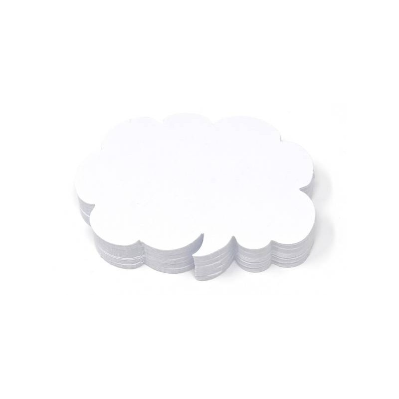 NUVOLETTA CARTONCINO BIANCA 9x6cm 50pz