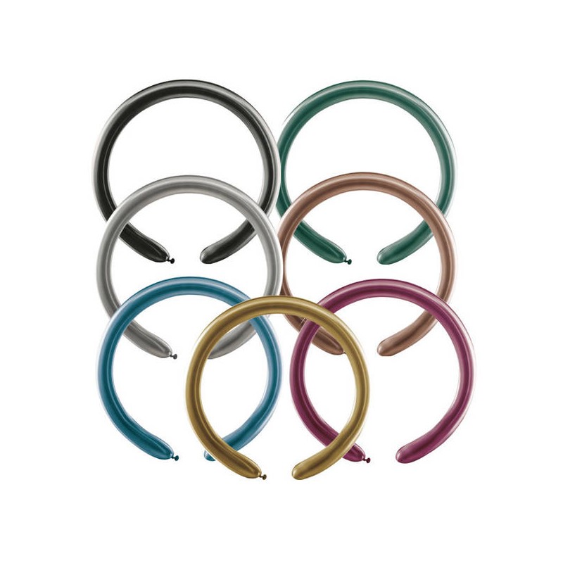 PALLONCINI MODELLABILI 50pz GLOSSY ASSORTITI