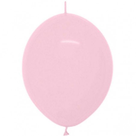PALLONCINI LATTICE LINK 12 30cm 25pz ROSA PASTELLO SEMPRETEX