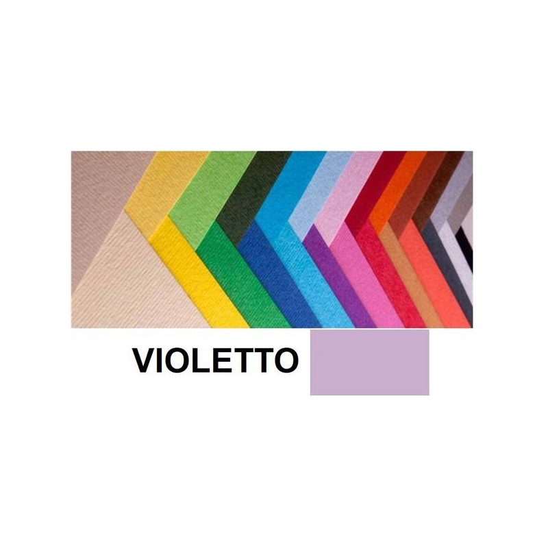 CARTONCINO BRISTOL 50x70cm 200gr VIOLETTA FABRIANO
