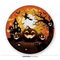 PIATTI CARTA 23cm ZUCCA E STREGA 6pz