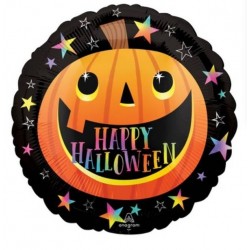 PALLONE MYLAR HX 18 43cm ZUCCA SMILEY PUMPKIN