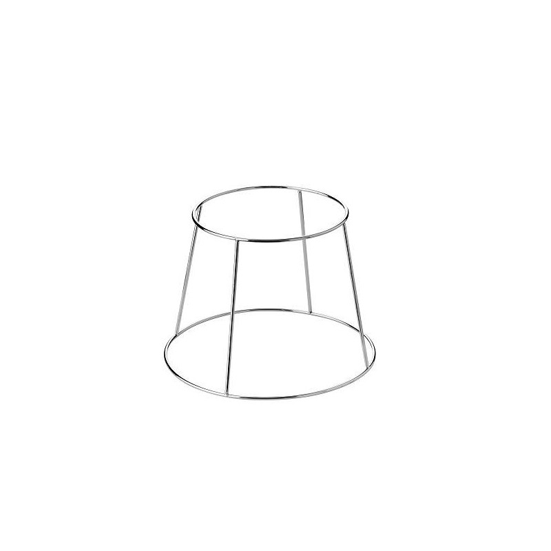 SUPPORTO CROMATO ALZATA BUFFET 28x20x20,5cm