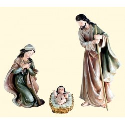 NATIVITA' IN RESINA 46cm COLOR SET 3pz