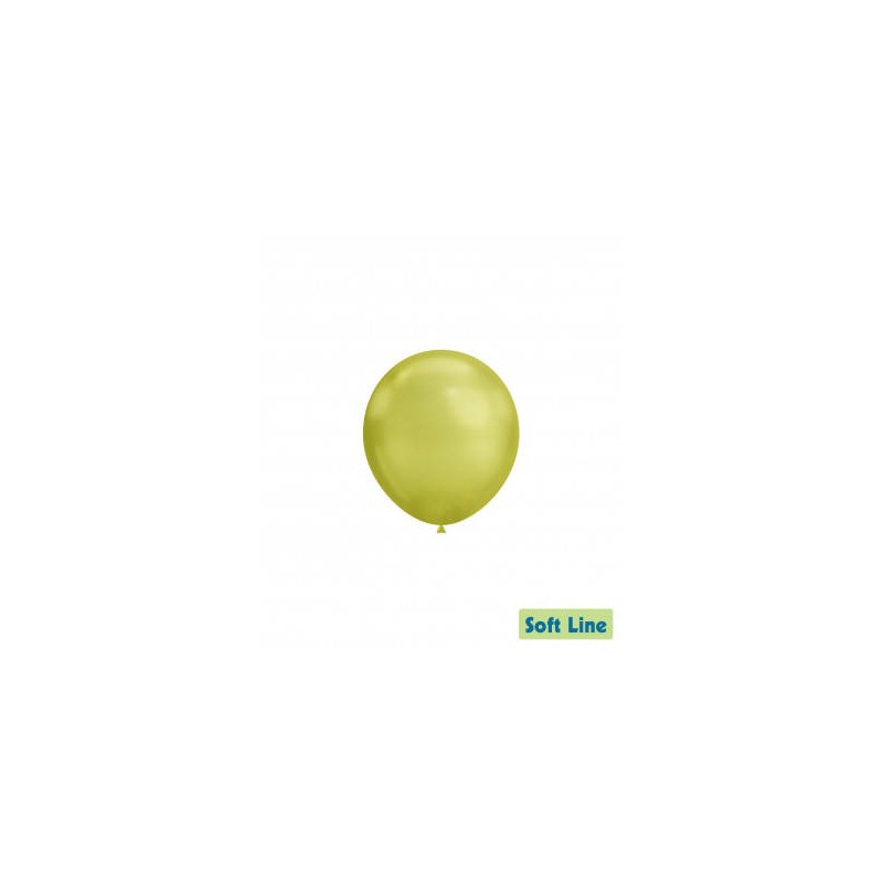 PALLONCINI LATTICE SOFT LINE CHROME 5 13cm VERDE LIME 122 100pz RC