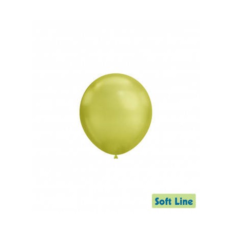 PALLONCINI LATTICE SOFT LINE CHROME 5 13cm VERDE LIME 122 100pz RC
