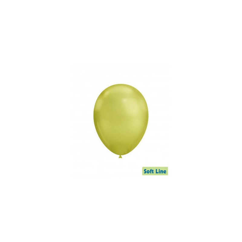 PALLONCINI LATTICE SOFT LINE CHROME 12 30cm VERDE LIME 122 50pz RC