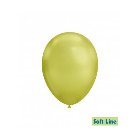 PALLONCINI LATTICE SOFT LINE CHROME 12 30cm VERDE LIME 122 50pz RC