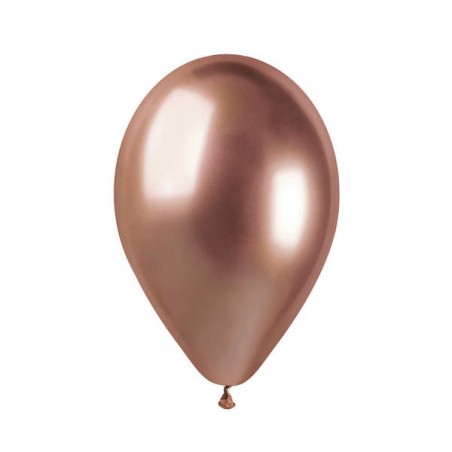 PALLONCINI LATTICE LARGE 13 33cm 50pz ROSEGOLD GLOSSY