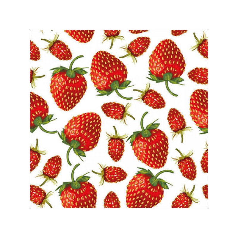TOVAGLIOLI 33X33 STRAWBERRIES 20pz