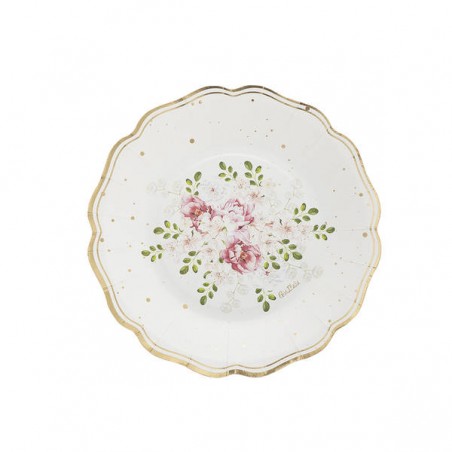 PIATTI NEW LIBERTY QUEEN ROSE 21cm 8pz