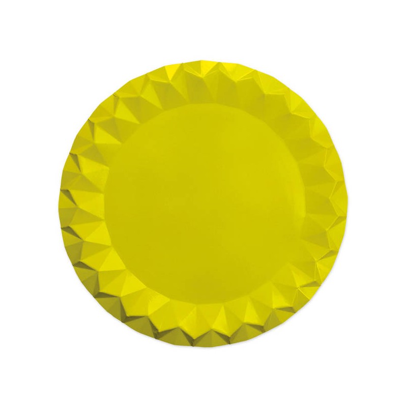 SOTTOPIATTI DIAMANT GIALLO ø32 5pz