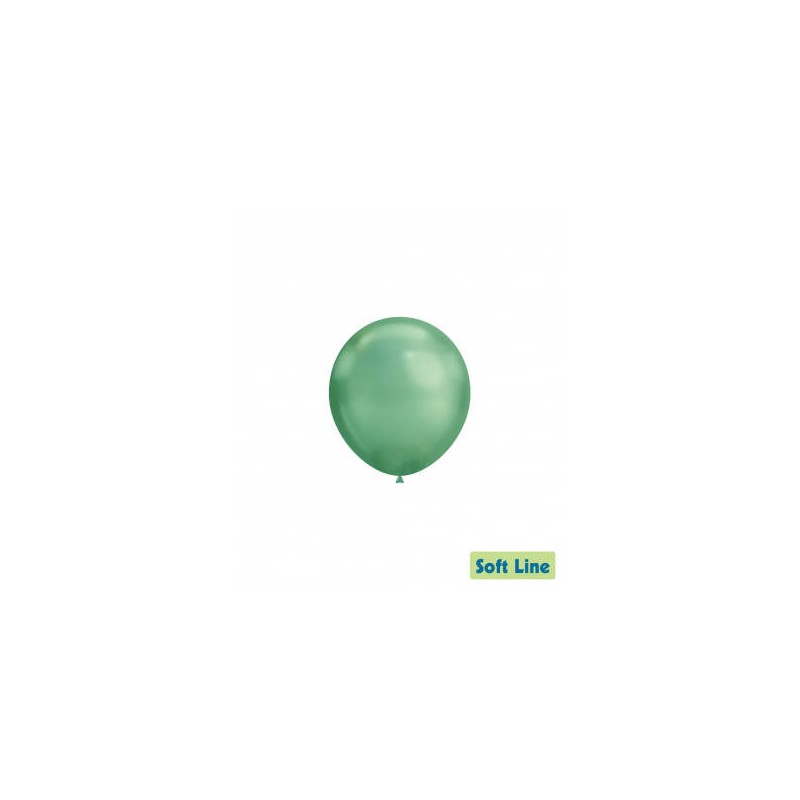 PALLONCINI LATTICE SOFT LINE CHROME 5 13cm VERDE 121 100pz RC