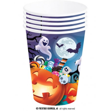 BICCHIERI 200cc ZUCCHE 6pz