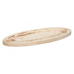 VASSOIO OVALE NATURAL LEGNO 40x16x2cm