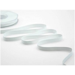 NASTRO DOPPIO RASO OPACO mm10x20mt COL.1 BIANCO NATURALE