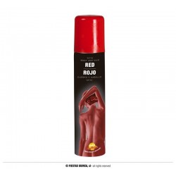 TRUCCO COLORANTE PER CORPO E CAPELLI SPRAY 75ml ROSSO