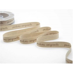 NASTRO POLICOTONE mm15x15mt COL.21/2 PRODOTTO ARTIGIANALE BEIGE