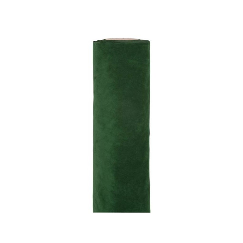 RUNNER DOUBLE VELVET 30cmx3mt DARK GREEN