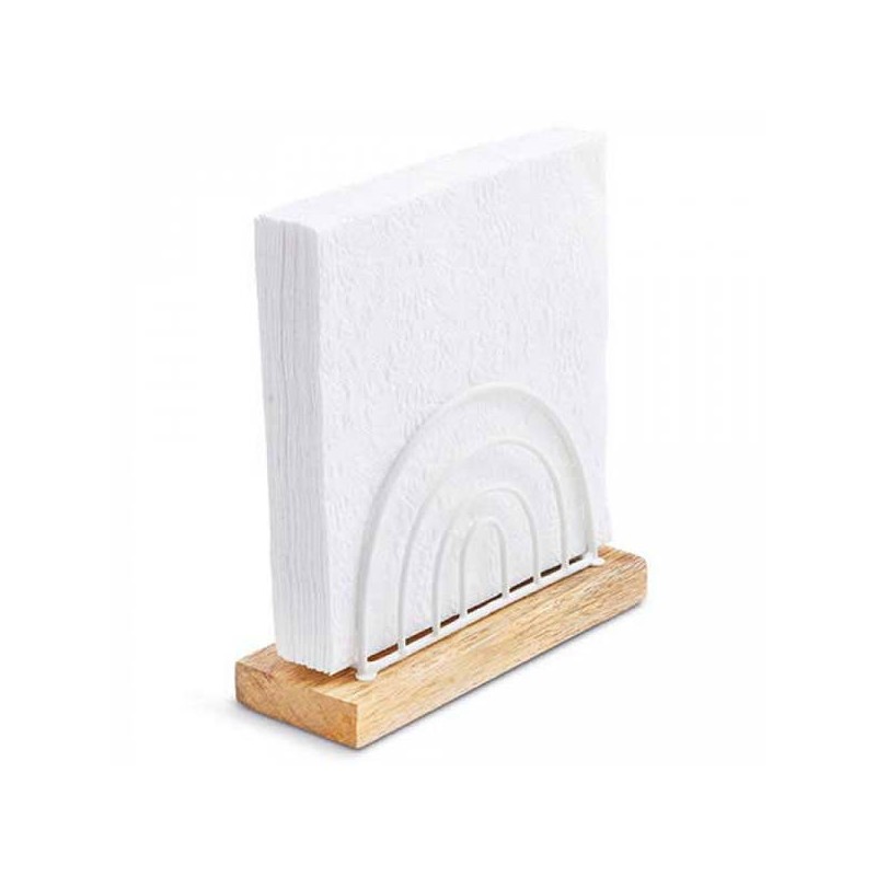 PORTA TOVAGLIOLI HOLDER BOW WHITE